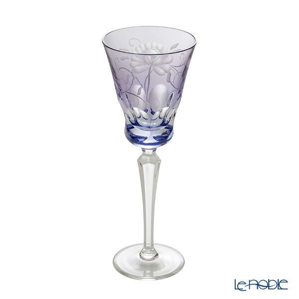 アルンシュタットクリスタル ローズ ワイングラス 270ml ラベンダー（色被せガラス）34518