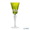 アルンシュタットクリスタル ローズ ワイングラス 270ml グリーン（色被せガラス）35698