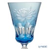 アルンシュタットクリスタル ローズ ワイングラス 270ml アクア（色被せガラス）35699