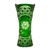 アルンシュタットクリスタル アルンシュタットフラワー ベース 26cm エメラルド（色被せガラス）35898