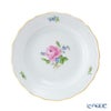 マイセン（Meissen） ピンクのバラ／忘れな草 プレート 20cm 020810／00472