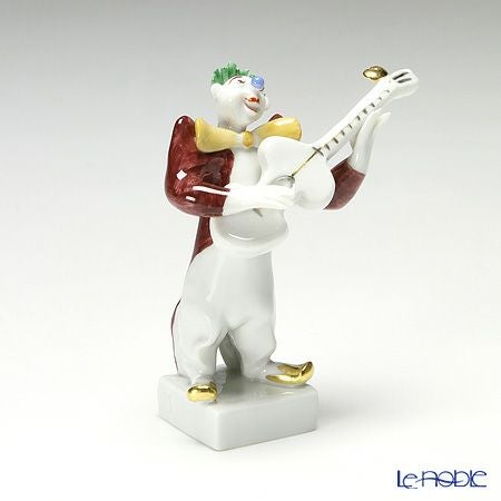マイセン（Meissen） マイセン人形 901300／60658 クラウン ギタリスト 8cm