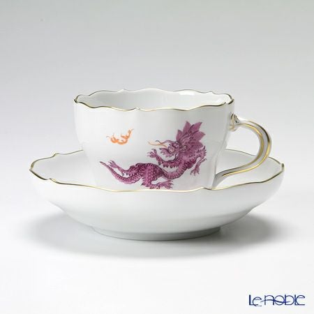 マイセン（Meissen） ドラゴン パープル 332410／00582 コーヒーカップ＆ソーサー 200ml