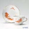 マイセン（Meissen） ドラゴン レッド 332510／00582 コーヒーカップ＆ソーサー 200ml