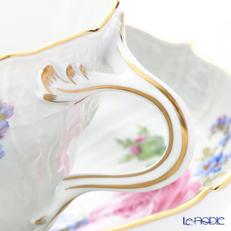 マイセン（Meissen） ピンクのバラ／忘れな草 020810／02582 コーヒーカップ＆ソーサー 200ml