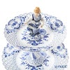 マイセン（Meissen） ブルーオニオン フィギュリン付フルーツスタンド 少女 800101／54852