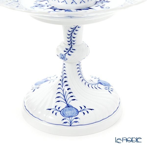 マイセン（Meissen） ブルーオニオン フィギュリン付フルーツスタンド 少女 800101／54852