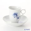 マイセン（Meissen） 青いバラ Aquatinta-Rose 750501／28582 コーヒーカップ＆ソーサー 180ml