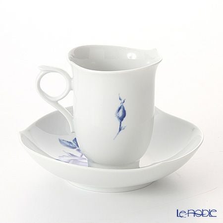 マイセン（Meissen） 青いバラ Aquatinta-Rose 750501／28582 コーヒーカップ＆ソーサー 180ml