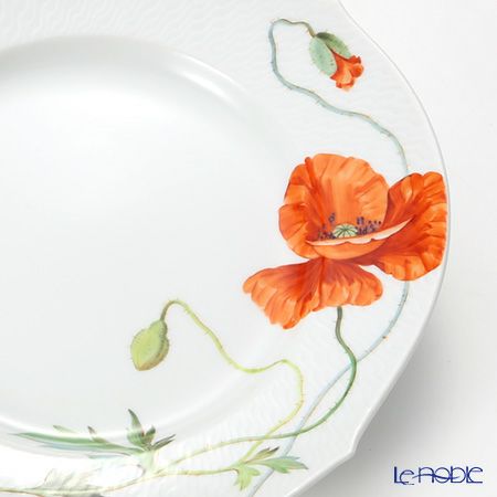 マイセン（Meissen） ワイルドポピー 615201／29472 プレート 22.5cm