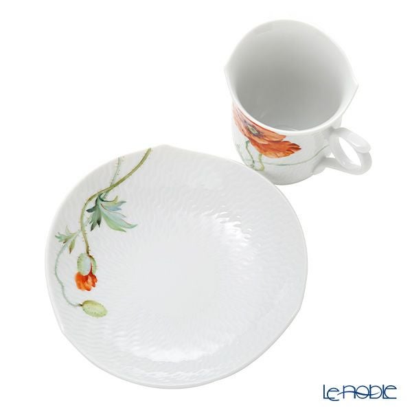マイセン（Meissen） ワイルドポピー コーヒーカップ＆ソーサー 180ml 615201／29582