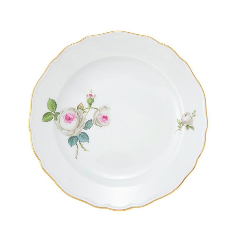 マイセン（Meissen） ホワイトローズ 029510／00501 プレート 18cm