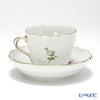マイセン（Meissen） ホワイトローズ 029510／00580 モカカップ＆ソーサー