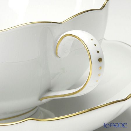 マイセン（Meissen） ホワイトローズ 029510／00656 スープカップ＆ソーサー 350ml