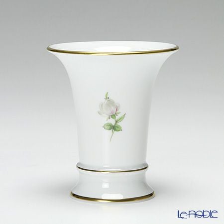 マイセン（Meissen） ホワイトローズ 029510／50033 花瓶 10.5cm