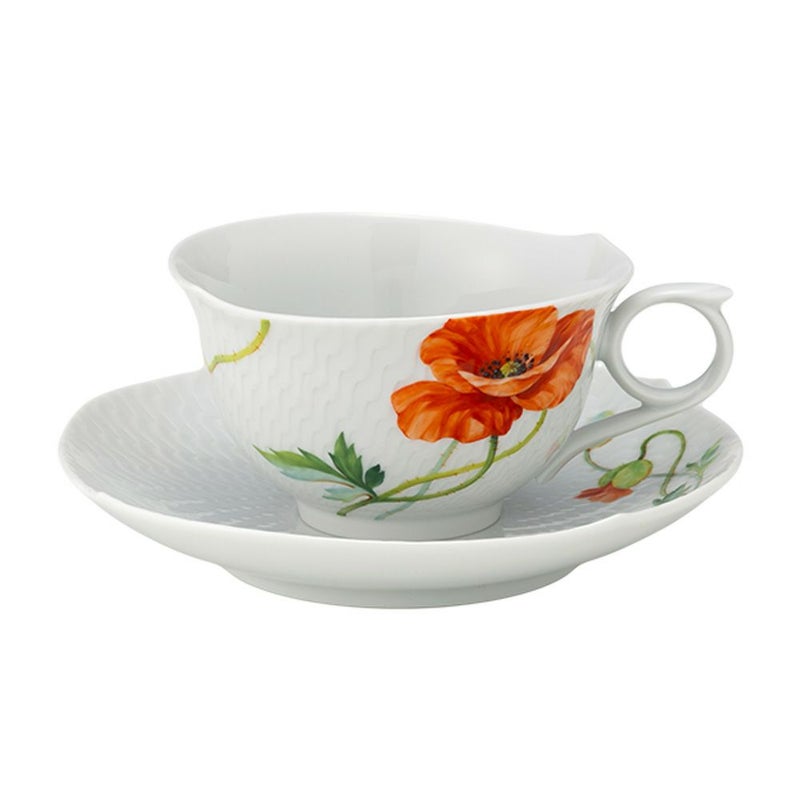 マイセン（Meissen） ワイルドポピー 615201／29633 ティーカップ＆ソーサー
