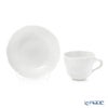 マイセン（Meissen） マイセンホワイト 000001／00580 モカカップ＆ソーサー 100ml（ノイアー・アウスシュニット）