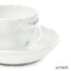 マイセン（Meissen） マイセンホワイト 000001／00580 モカカップ＆ソーサー 100ml（ノイアー・アウスシュニット）
