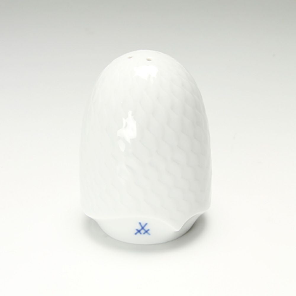 マイセン（Meissen） 波の戯れホワイト 000001／29m03 ソルトシェイカー 7cm
