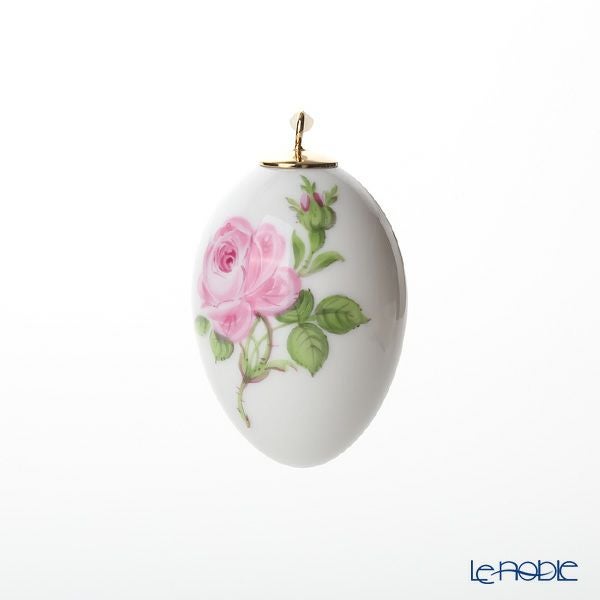 マイセン（Meissen） ピンクのバラ 020101／55M03 イースターエッグ 4.5cm