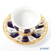 マイセン（Meissen） 宮廷の小花 X-Form （紺金彩） 011079／17582 コーヒーカップ＆ソーサー 200ml 取手半金