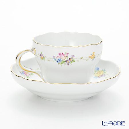 マイセン（Meissen） フラワーガーランド 229010／00582 コーヒーカップ＆ソーサー 200ml