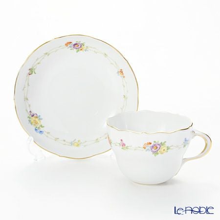 マイセン（Meissen） フラワーガーランド 229010／00582 コーヒーカップ＆ソーサー 200ml