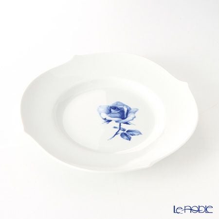 マイセン（Meissen） 青いバラ Aquatinta-Rose 750501／28470 プレート 19cm