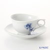 マイセン（Meissen） 青いバラ Aquatinta-Rose 750501／28633 ティーカップ＆ソーサー 170ml