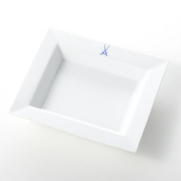 マイセン（Meissen） 剣マーク コレクション 825001／53269 スクエアディッシュ 16×13cm