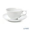 マイセン（Meissen） ホワイトピュア 000001／28633 ティーカップ＆ソーサー 170ml（波の戯れ／レリーフなし）