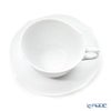 マイセン（Meissen） ホワイトピュア 000001／28633 ティーカップ＆ソーサー 170ml（波の戯れ／レリーフなし）