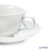 マイセン（Meissen） ホワイトピュア 000001／28633 ティーカップ＆ソーサー 170ml（波の戯れ／レリーフなし）