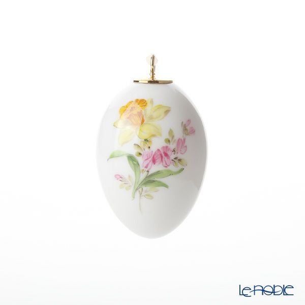 マイセン（Meissen） ベーシックフラワー（二つ花） 04C005／55M03 イースターエッグ 4.5cm（スイセン）
