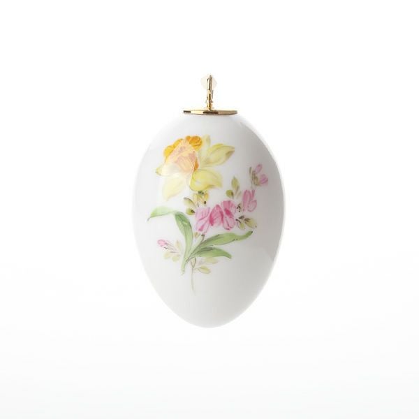 マイセン（Meissen） ベーシックフラワー（二つ花） 04C005／55M03 イースターエッグ 4.5cm（スイセン）