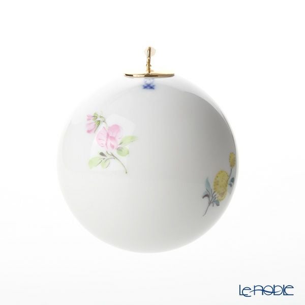マイセン（Meissen） ベーシックフラワー（三つ花） 06C003／55M09 ボールオーナメント 5cm（ポピー）