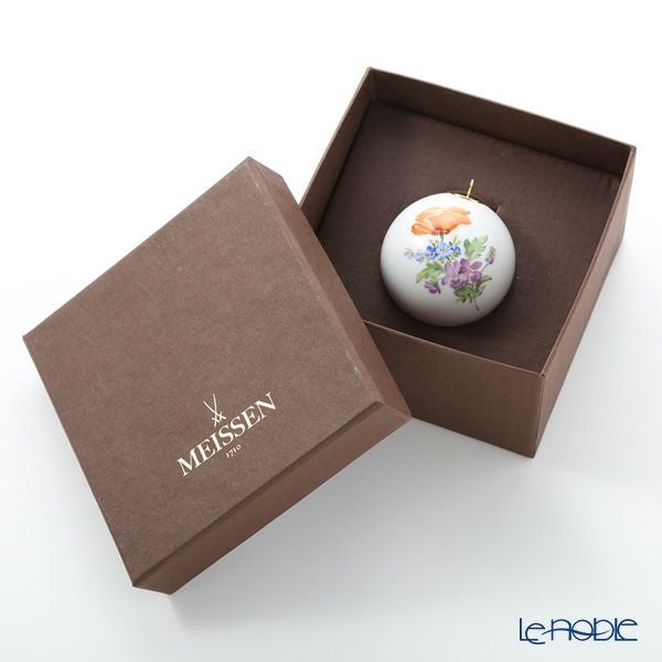 マイセン（Meissen） ベーシックフラワー（三つ花） 06C003／55M09 ボールオーナメント 5cm（ポピー）
