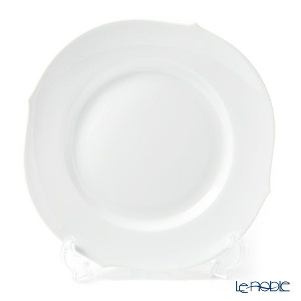 マイセン（Meissen） ホワイトピュア 000001／28472 プレート 22.5cm（波の戯れ／レリーフなし）