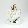 マイセン（Meissen） リミテッドエディション 900184／73060 11／75 フィギュリン 20cm 白鳥に乗るキューピッド 世界限定コレクション