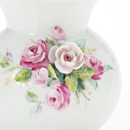 マイセン（Meissen） リミテッドエディション 719384／50319 花瓶 バラ 世界限定コレクション