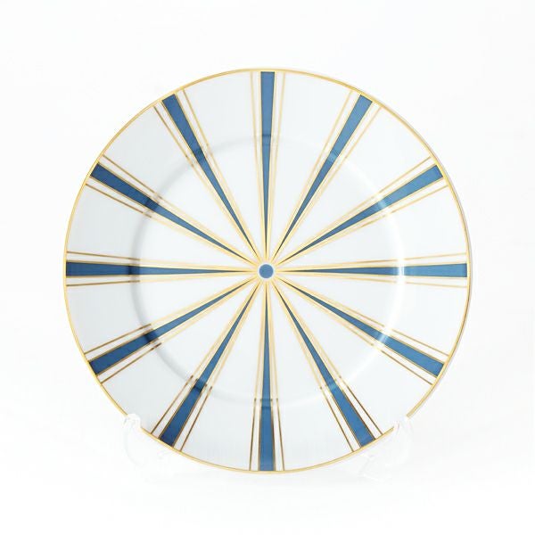 マイセン（Meissen） ストライプ 79A219-41501 ブレッド＆バタープレート（ブルー）