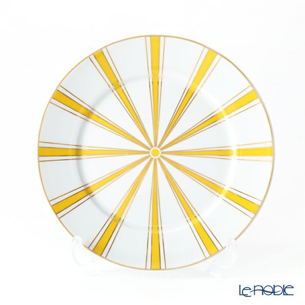 マイセン（Meissen） ストライプ 79A220-41501 ブレッド＆バタープレート（イエロー）