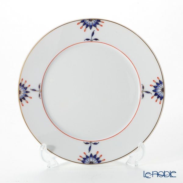 マイセン（Meissen） ノーブルブルー 802390-41501 B＆Bプレート 17cm （フラワーバッズ）