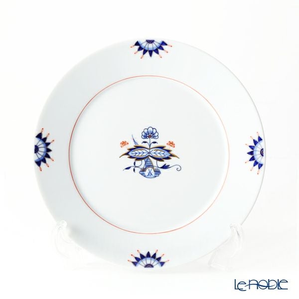 マイセン（Meissen） ノーブルブルー 802790-41473 デザートプレート（ダブルリーフ）