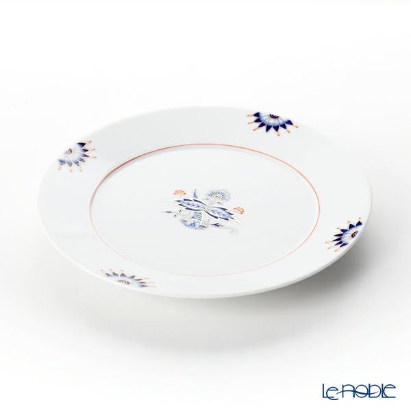 マイセン（Meissen） ノーブルブルー 802790-41473 デザートプレート（ダブルリーフ）