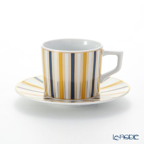マイセン（Meissen） ストライプ 79A218-41579 エスプレッソカップ＆ソーサー 100ml （リッチ）