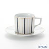 マイセン（Meissen） ストライプ 79A219-41579 エスプレッソカップ＆ソーサー 100ml （ライト）