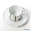 マイセン（Meissen） ストライプ 79A219-41579 エスプレッソカップ＆ソーサー 100ml （ライト）