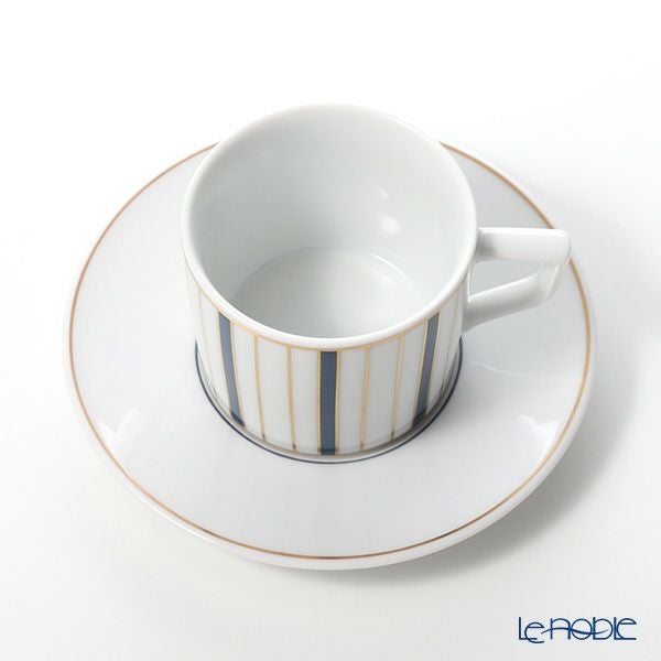 マイセン（Meissen） ストライプ 79A219-41579 エスプレッソカップ＆ソーサー 100ml （ライト）