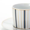 マイセン（Meissen） ストライプ 79A219-41579 エスプレッソカップ＆ソーサー 100ml （ライト）